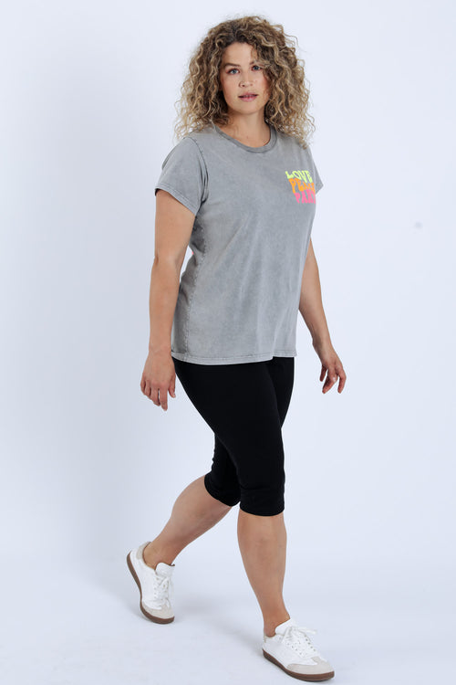 Katoenen unicolour legging-Paprika-8