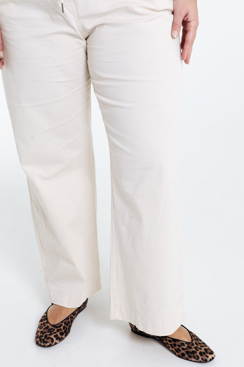 Effen brede chino broek-Paprika-6
