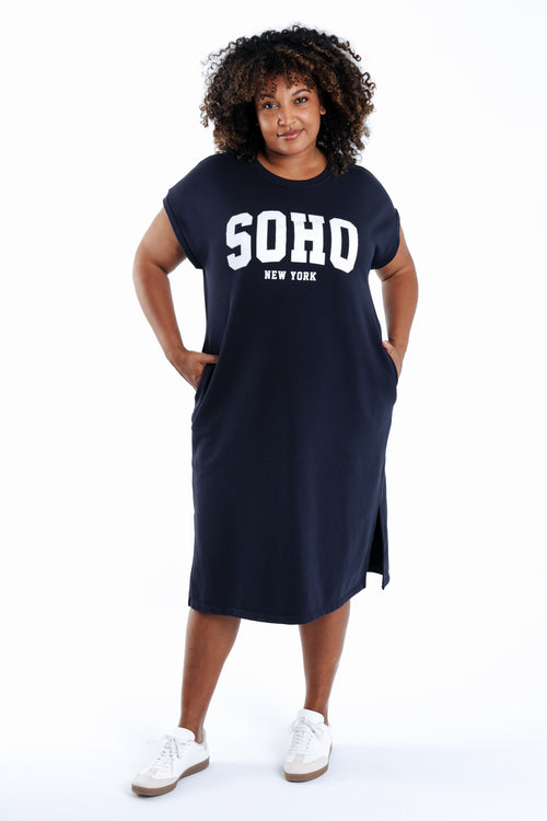 Robe t-shirt imprimé Soho-Paprika-7