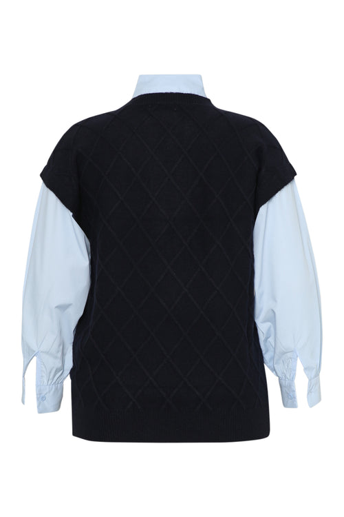 Pull chemise 2 en 1-Paprika-10