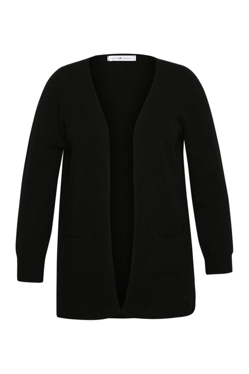 Cardigan in effen viscose-Paprika-8