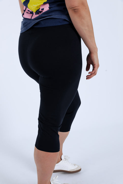 Katoenen unicolour legging-Paprika-5