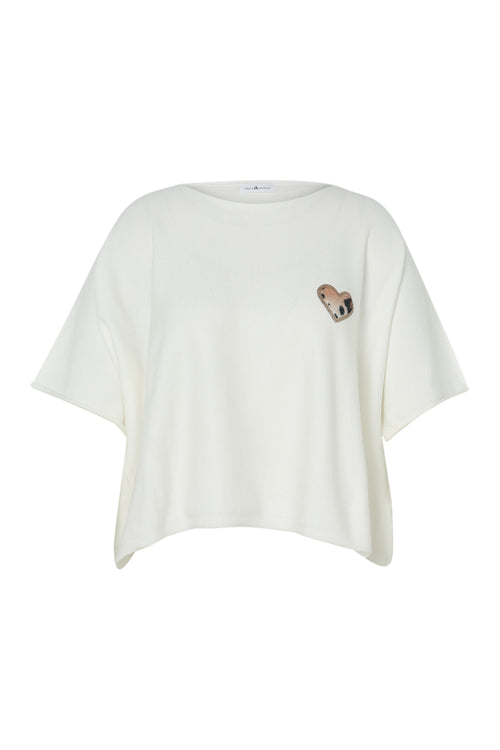 Cape-trui effen met hart        -Paprika-10