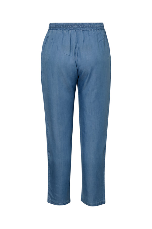 Effen tencel broek-Paprika-11