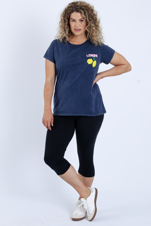 Katoenen unicolour legging-Paprika-8