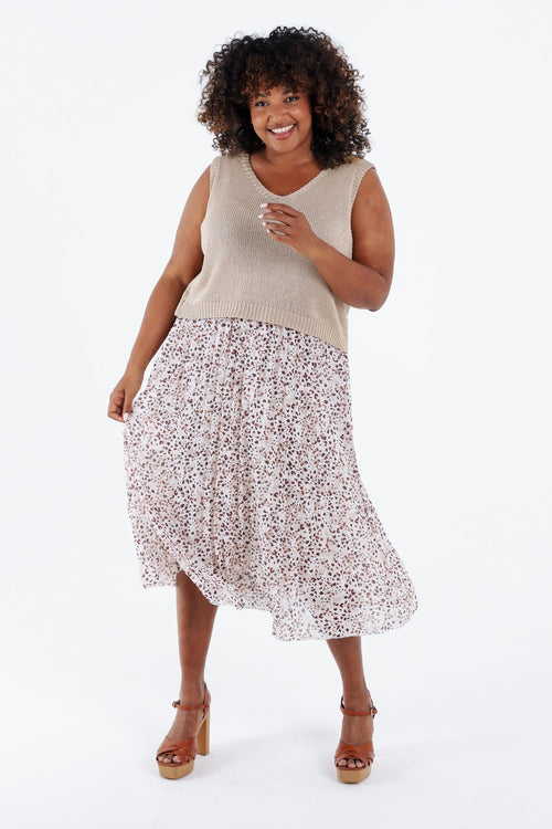 Jurk 2 in 1 met luipaardprint-Paprika-7