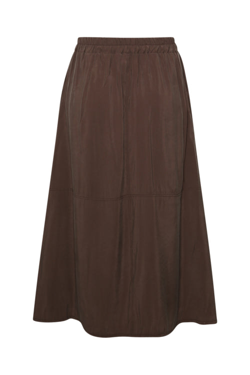 Effen lange rok-Paprika-8