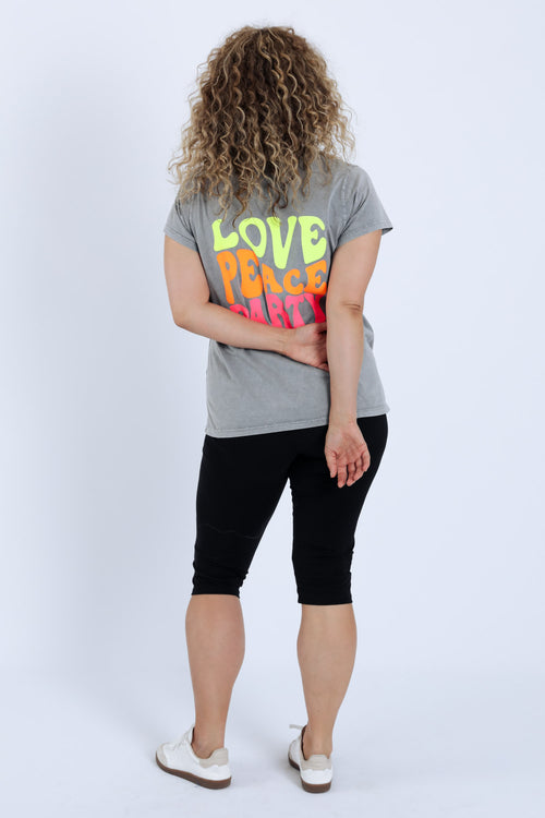 Katoenen unicolour legging-Paprika-2