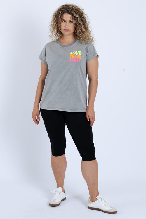 Katoenen unicolour legging-Paprika-7