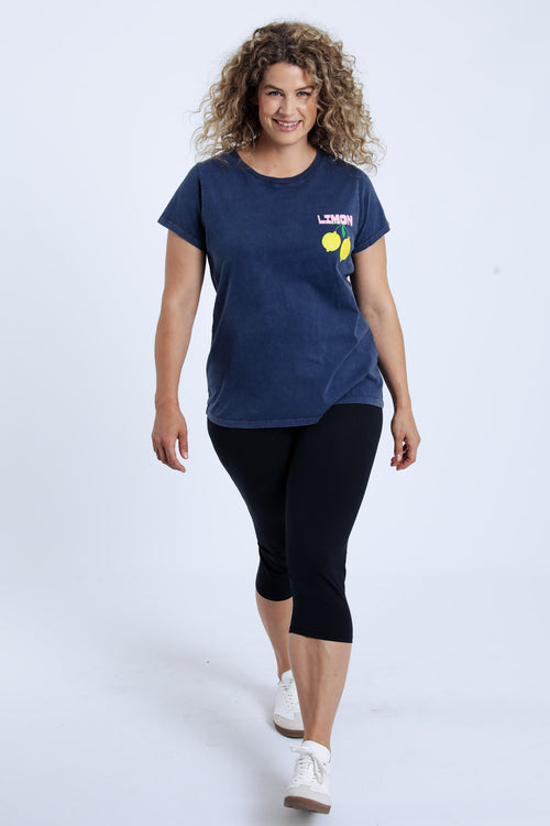 Katoenen unicolour legging-Paprika-9