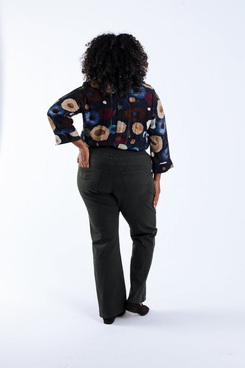 Effen rechte Jegging Lolly-Paprika-2