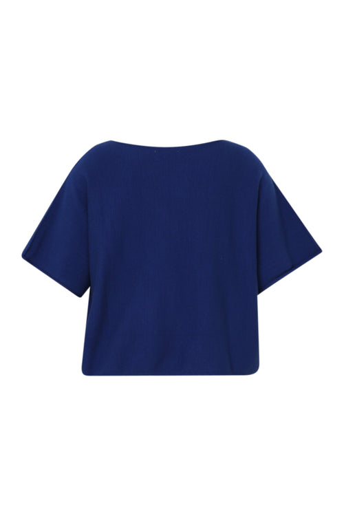 Pull cape uni avec coeur-Paprika-11