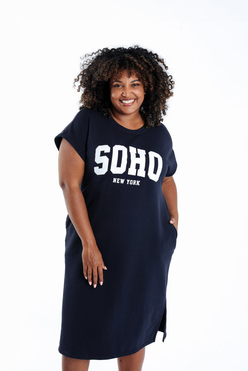 Robe t-shirt imprimé Soho-Paprika-1