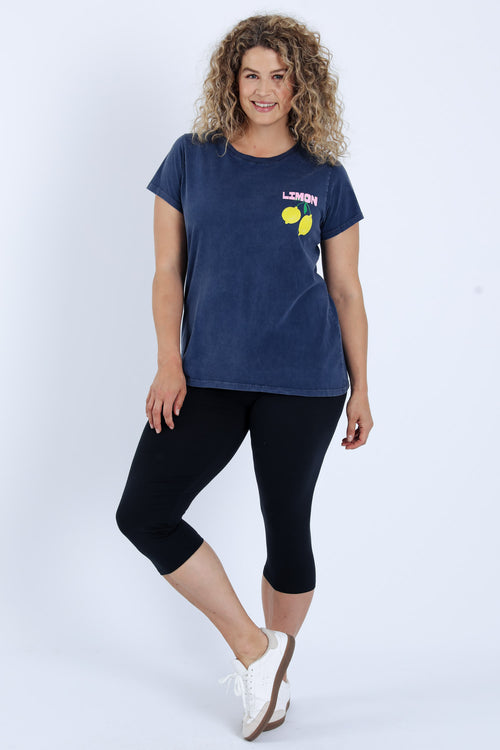 Katoenen unicolour legging-Paprika-7