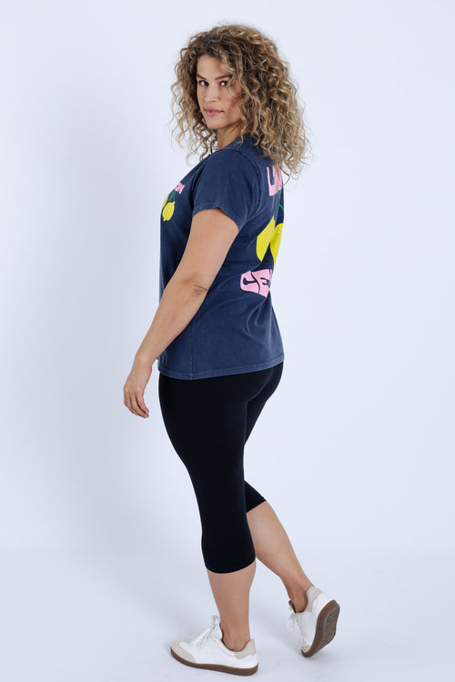 Katoenen unicolour legging-Paprika-2