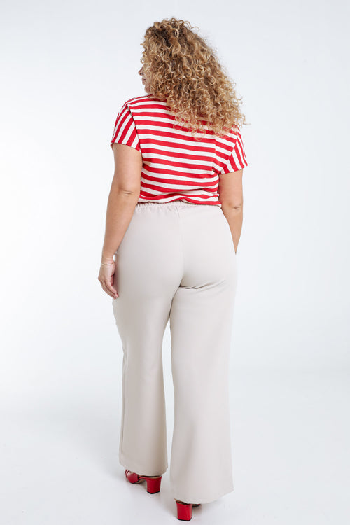 7/8 broek met sierknopen-Paprika-2