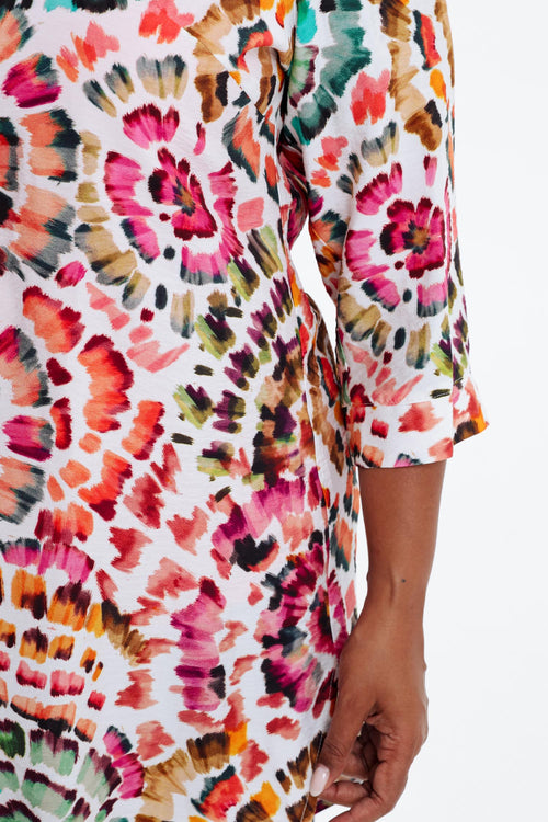 Overhemd van viscose-Paprika-6