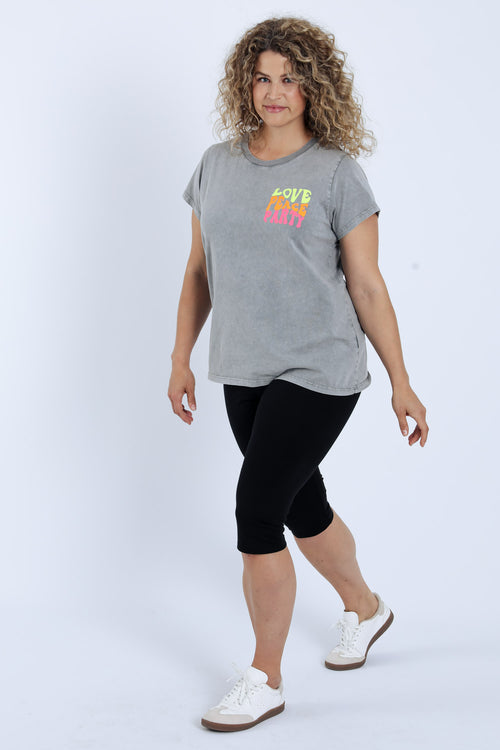 Katoenen unicolour legging-Paprika-9