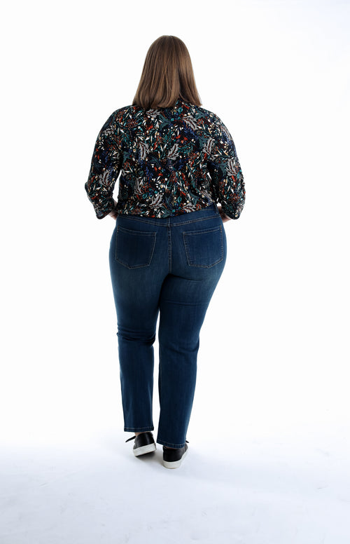 Rechte jeans Mia L32-Paprika-2