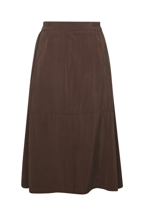 Effen lange rok-Paprika-7
