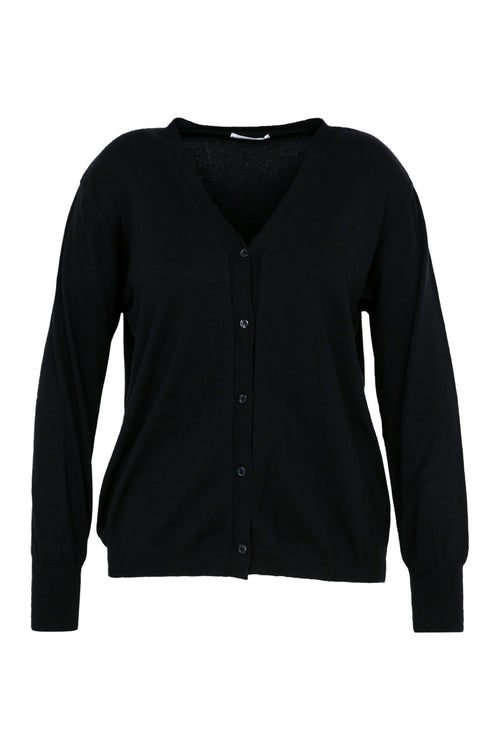 Effen cardigan-Paprika-10