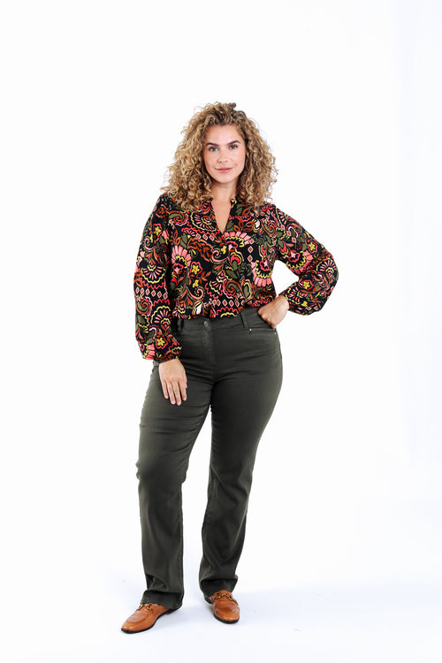 Rechte broek Mia L 32-Paprika-2