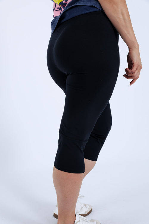 Katoenen unicolour legging-Paprika-4