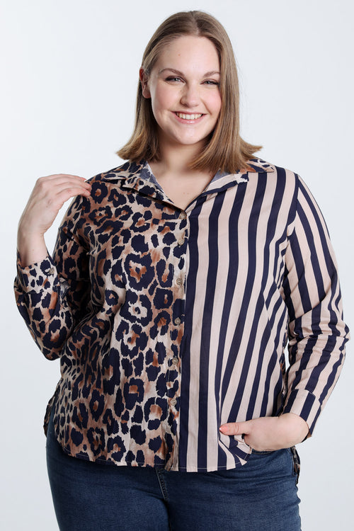 Chemise en coton mix d