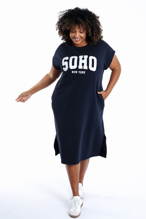 Robe t-shirt imprimé Soho-Paprika-8