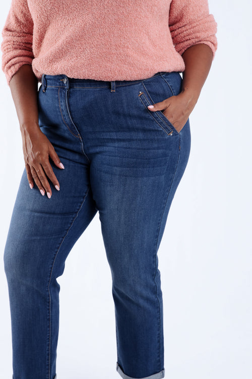 7/8 jeans met omslag-Paprika-3