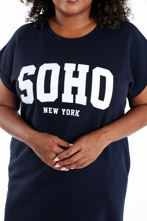 Robe t-shirt imprimé Soho-Paprika-6