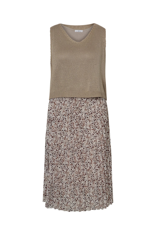 Jurk 2 in 1 met luipaardprint-Paprika-10