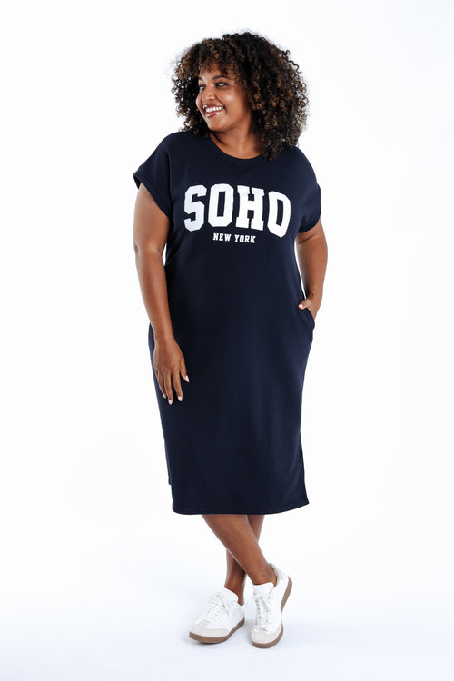 Robe t-shirt imprimé Soho-Paprika-9
