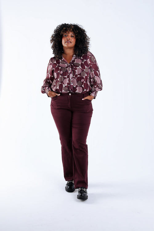 Rechte broek Mia L 32-Paprika-5