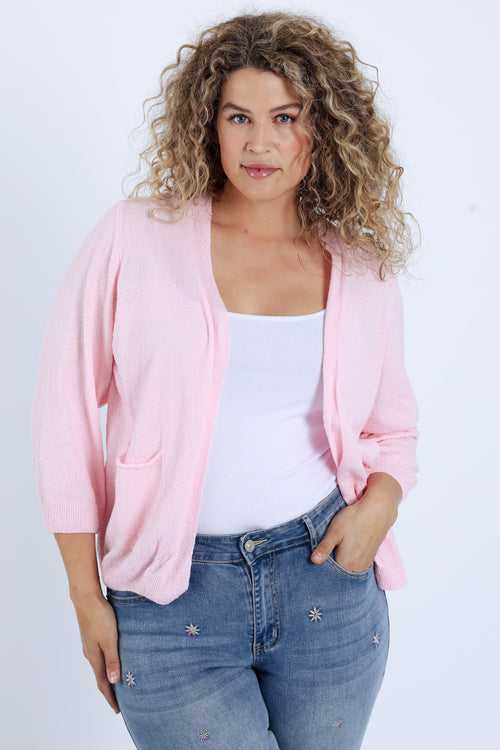 Cardigan met uni zakken-Paprika-1