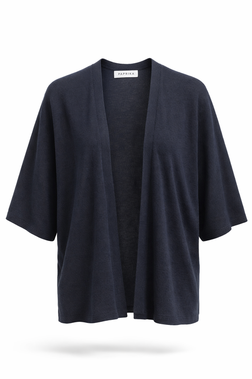 Effen viscose gilet-Paprika-1