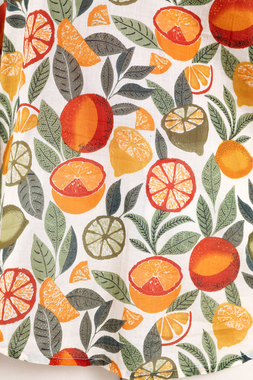 Blouse met citrusprint-Paprika-7