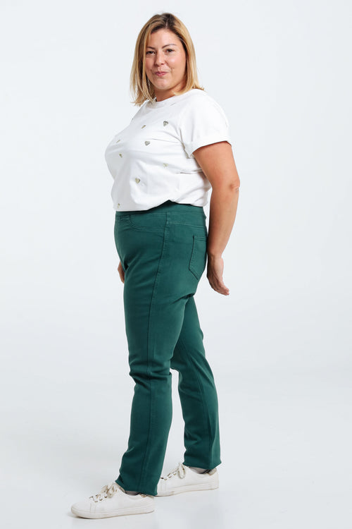 Slim, effen jegging 