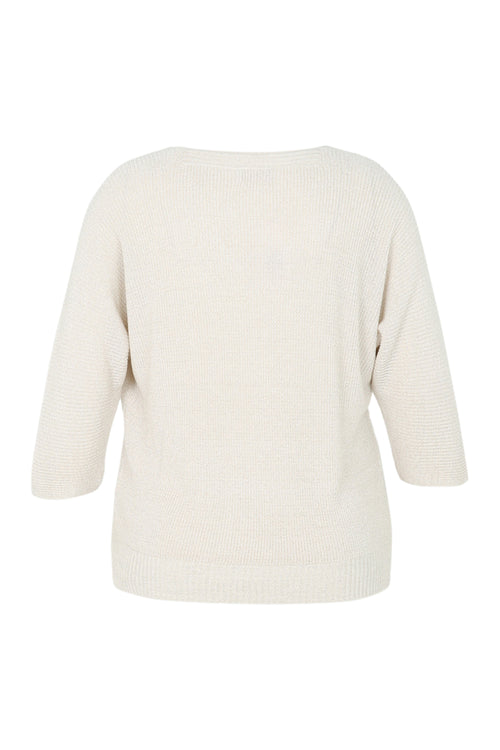 Effen trui met lurex-Paprika-11