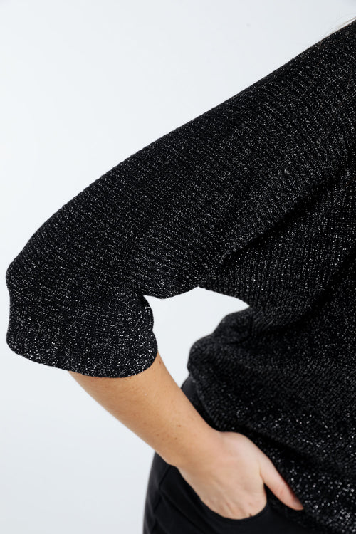 Effen trui met lurex-Paprika-5