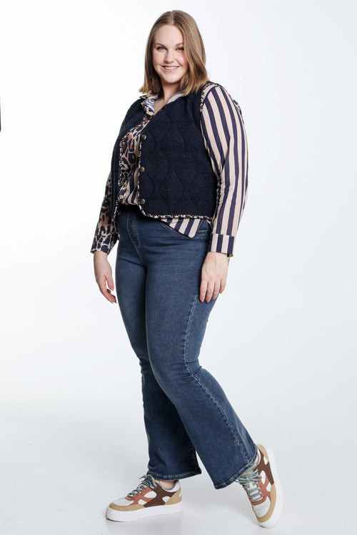 Effen boucle-vest               -Paprika-8