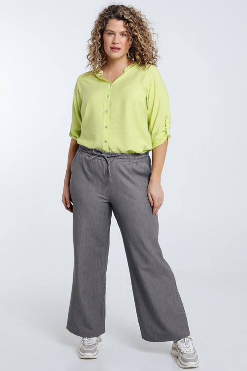  Effen wijde broek               -Paprika-8