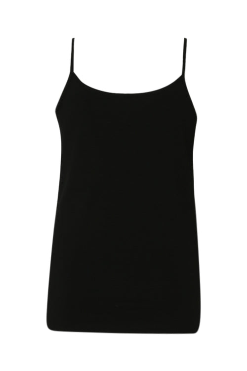 Top met fijne bandjes van uni viscose-Paprika-2