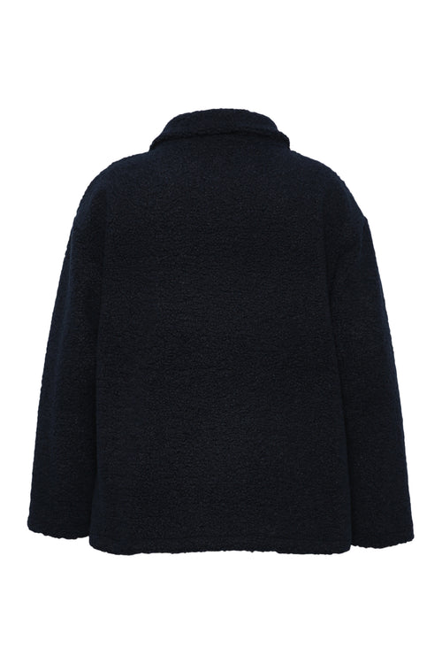 Effen teddy mantel-Paprika-2