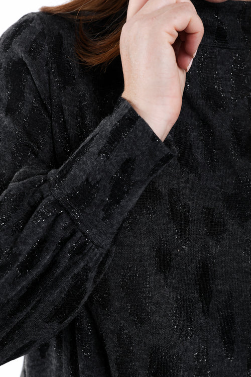 T-shirt met dierenprint en lurex-Paprika-5