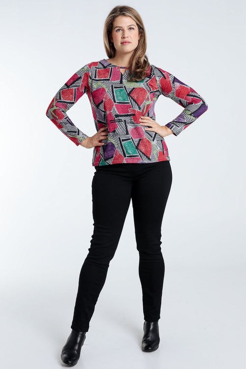 T-shirt imprimé graphique-Paprika-7