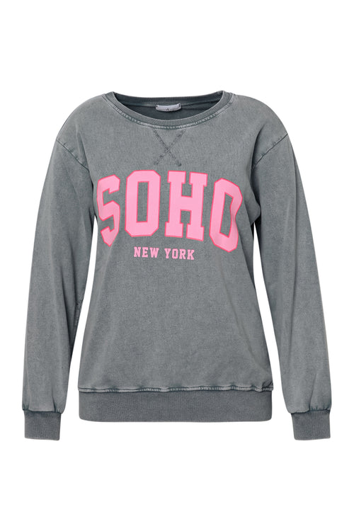 Sweat en coton imprimé Soho-Paprika-10