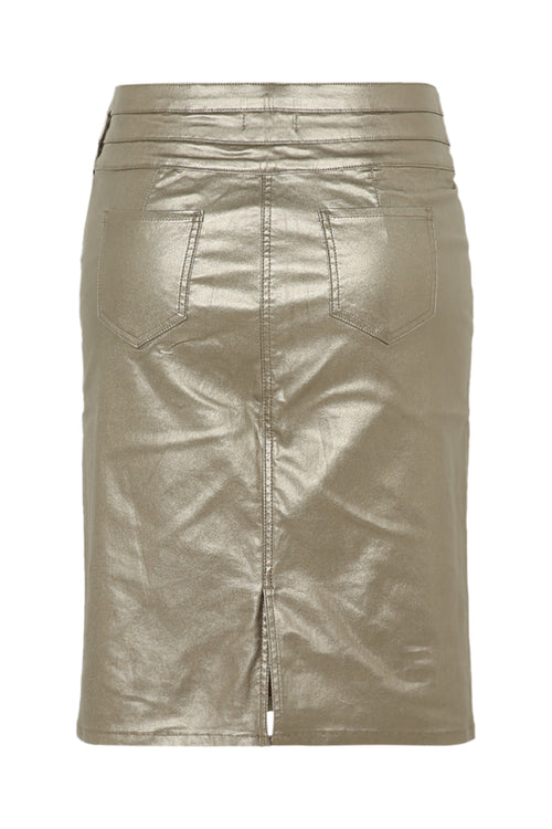 Korte effen rok-Paprika-11