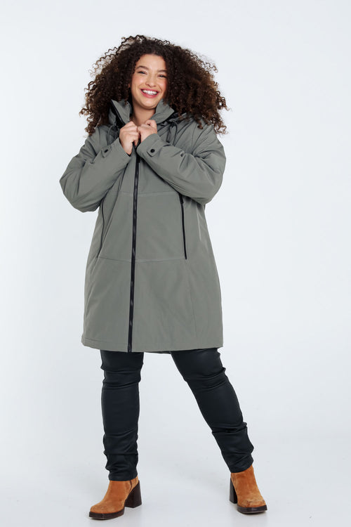 Parka met afneembare capuchon-Paprika-7