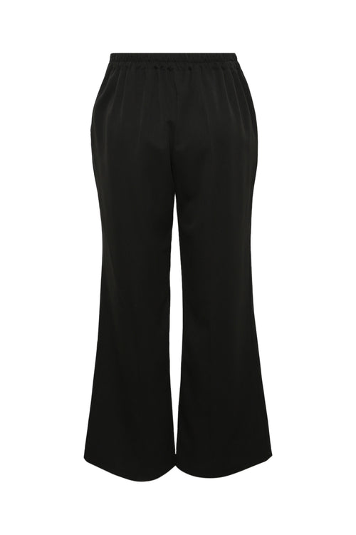 Pantalon large à plis uni-Paprika-10